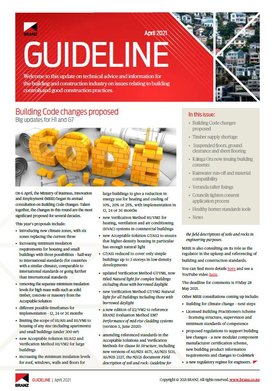 Guideline April 2021 | BRANZ