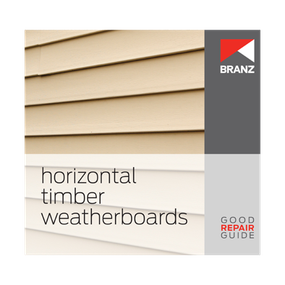 Good Repair Guide: Horizontal timber weatherboards