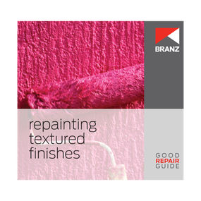 Good Repair Guide: Repainting textured finishes