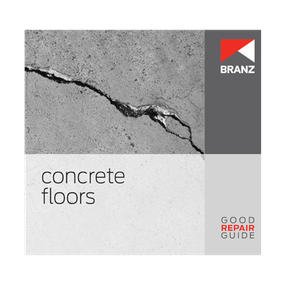 Good Repair Guide: Concrete floors