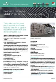 REBRI Resource Recovery Metal: Collection and Transportation (PDF)
