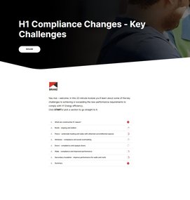 H1 compliance changes - key challenges